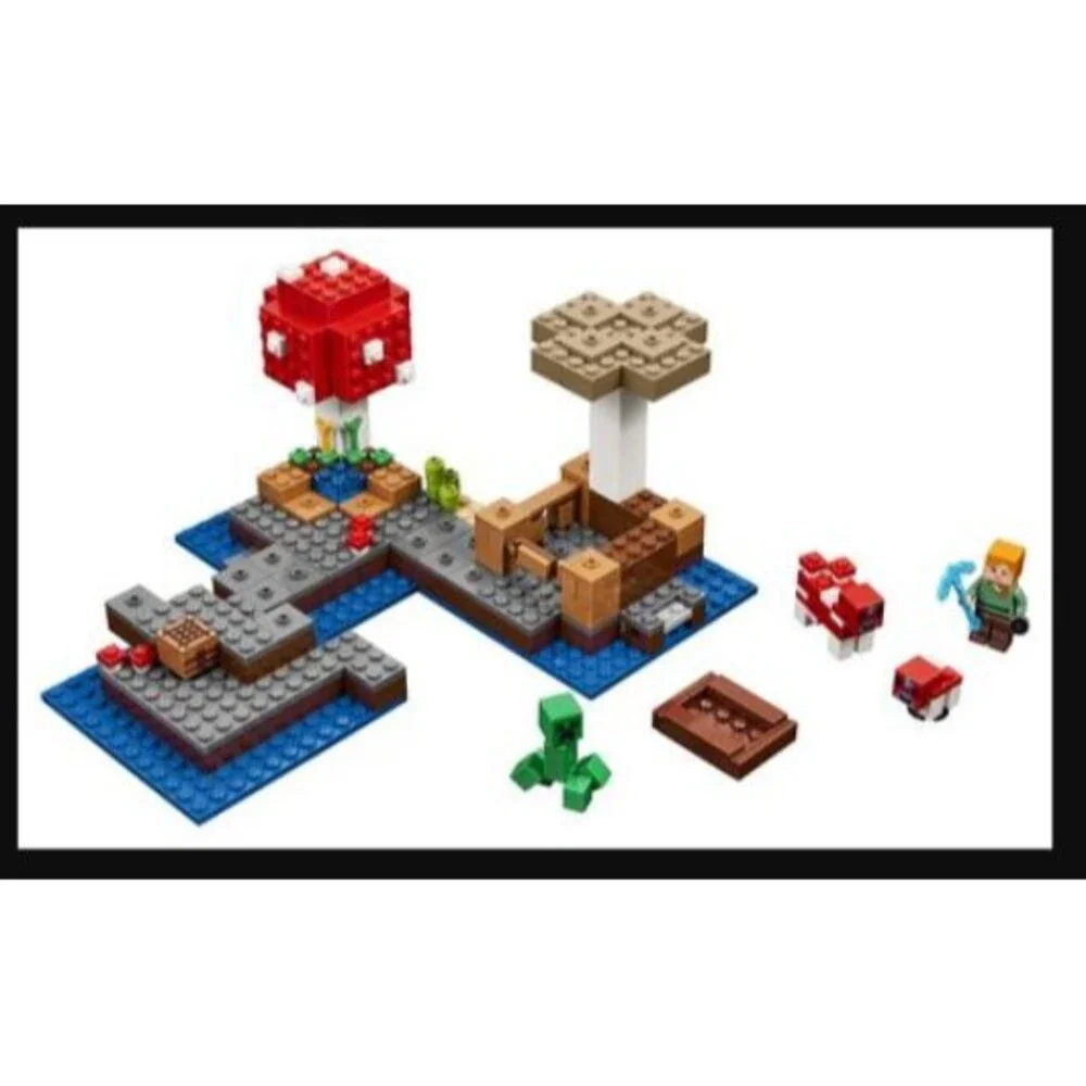 LEGO Minecraft The Mushroom Island set box manual 21129 Retired 1 missing pc 247